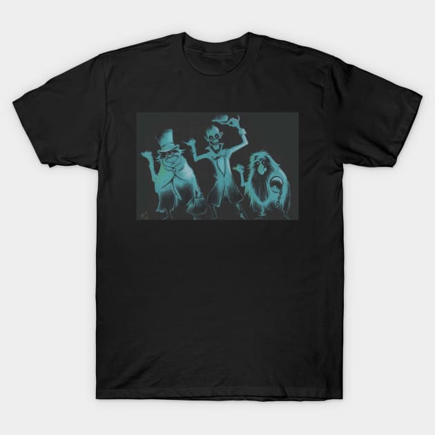 Hitchhiking Ghosts T-Shirt by EdsThreads